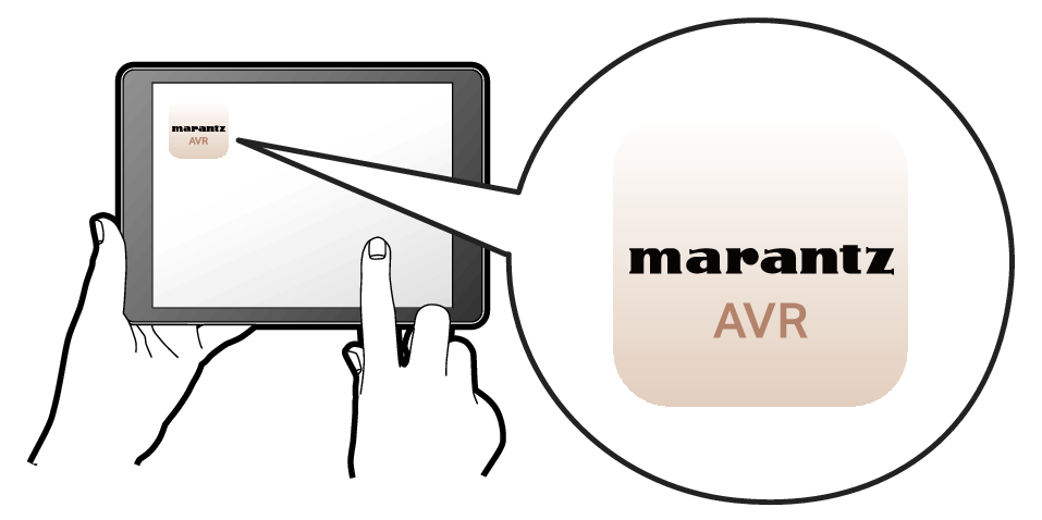 Marantz app operation 2